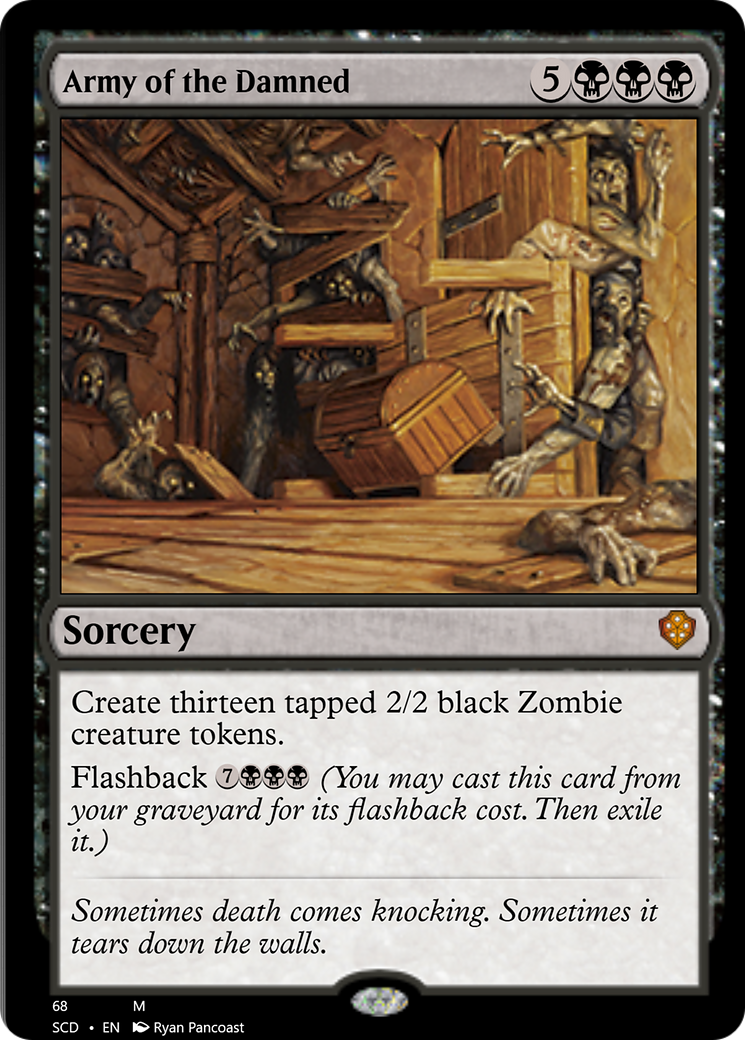Army of the Damned [Starter Commander Decks] - Destination Retro