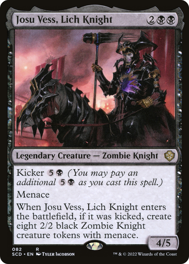 Josu Vess, Lich Knight [Starter Commander Decks] - Destination Retro