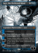 Jace, the Perfected Mind (Borderless Manga Step-and-Compleat Foil) [Phyrexia: All Will Be One] - Destination Retro