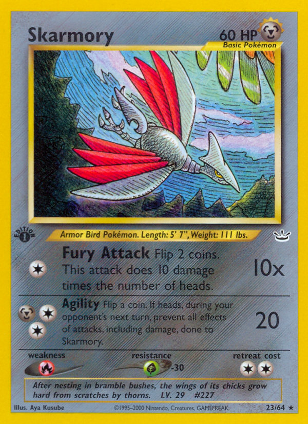 Skarmory (23/64) [Neo Revelation 1st Edition] - Destination Retro