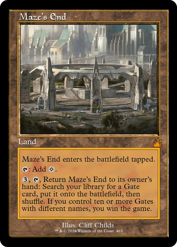 Maze's End (Retro Frame) [Ravnica Remastered] - Destination Retro