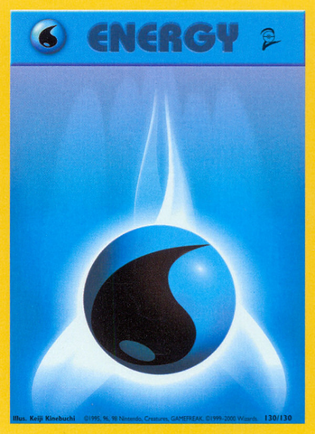 Water Energy (130/130) [Base Set 2] - Destination Retro