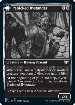 Panicked Bystander // Cackling Culprit [Innistrad: Double Feature] - Destination Retro