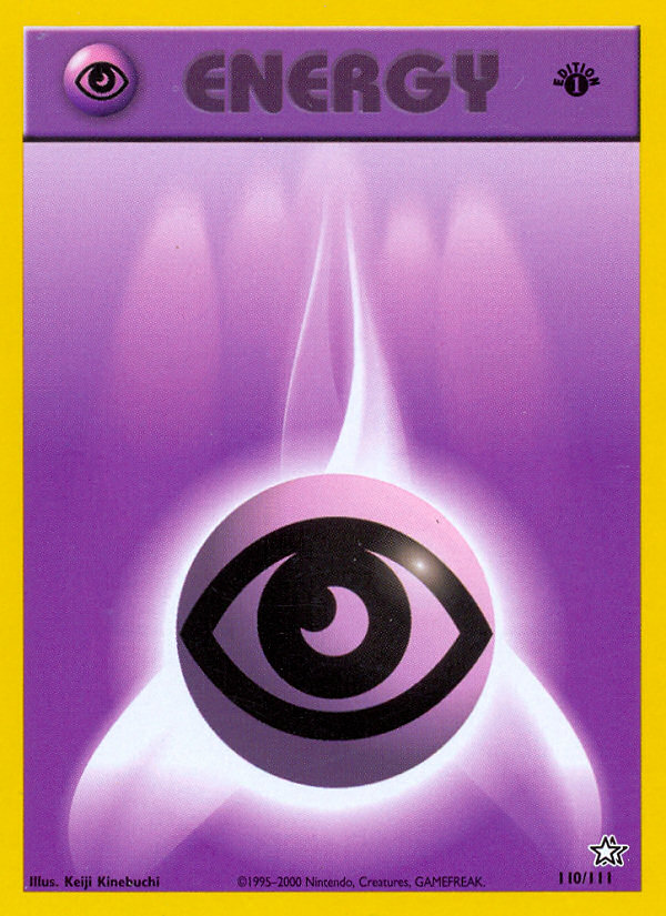 Psychic Energy (110/111) [Neo Genesis 1st Edition] - Destination Retro