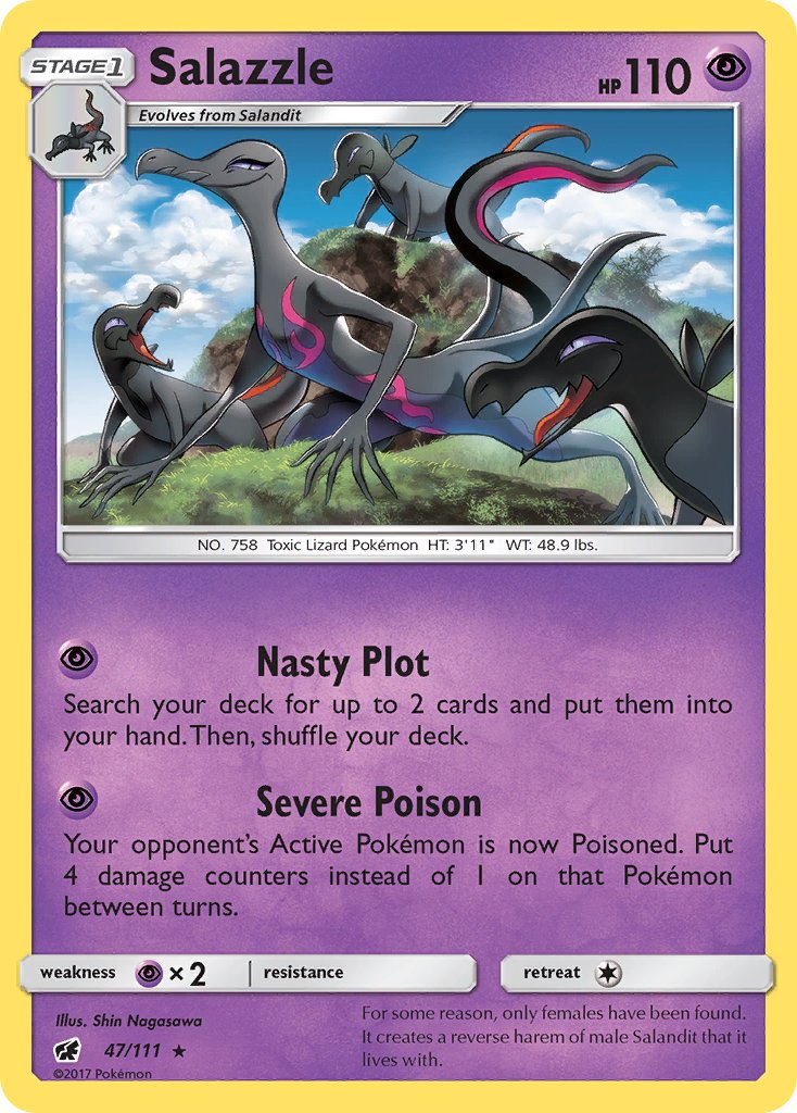 Salazzle (SM Crimson Invasion) (47/111) [Theme Deck Exclusives] - Destination Retro