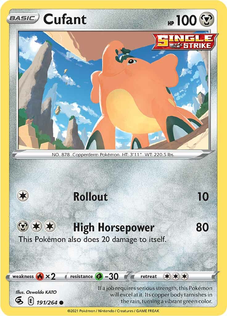 Cufant (191/264) [Sword & Shield: Fusion Strike] - Destination Retro