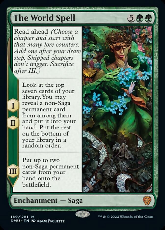 The World Spell [Dominaria United] - Destination Retro