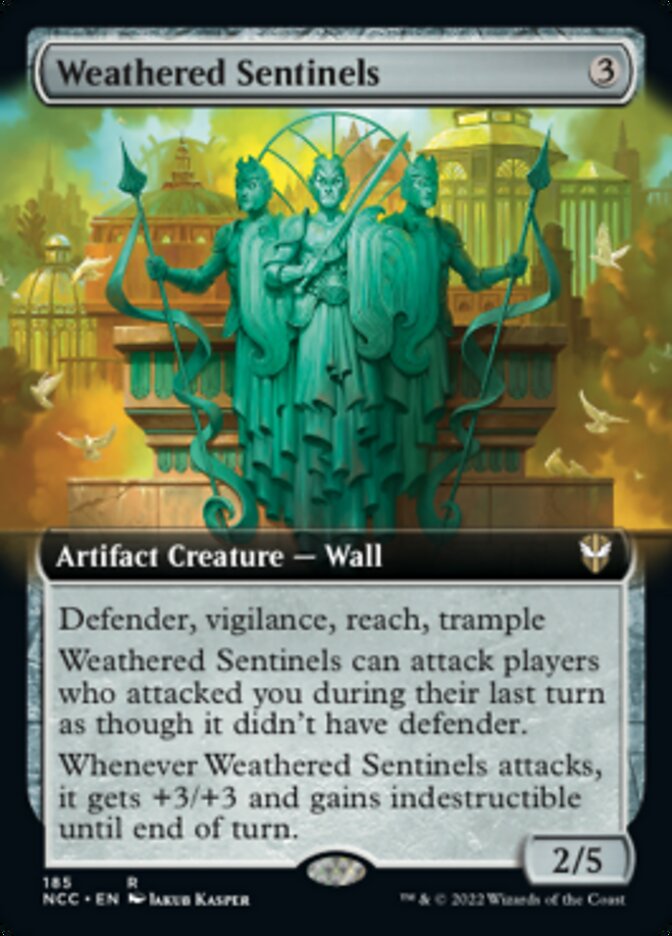 Weathered Sentinels (Extended Art) [Streets of New Capenna Commander] - Destination Retro