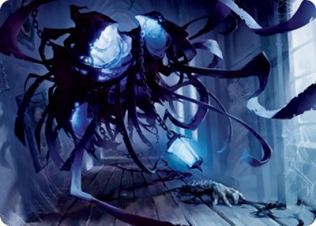 Spectral Adversary Art Card [Innistrad: Midnight Hunt Art Series] - Destination Retro