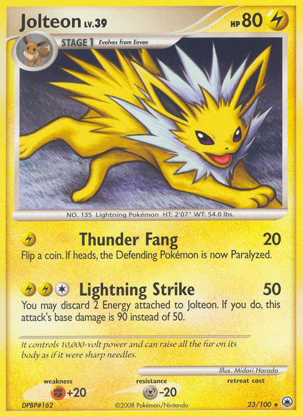 Jolteon (23/100) [Diamond & Pearl: Majestic Dawn] - Destination Retro