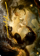 Storm the Festival Art Card (Gold-Stamped Signature) [Innistrad: Midnight Hunt Art Series] - Destination Retro