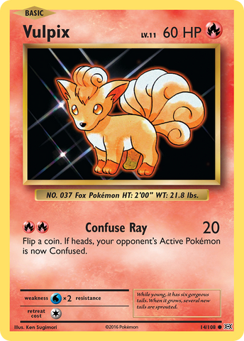 Vulpix (14/108) [XY: Evolutions] - Destination Retro