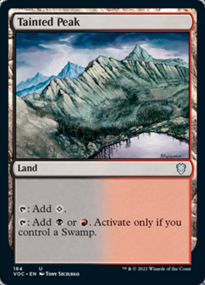 Tainted Peak [Innistrad: Crimson Vow Commander] - Destination Retro