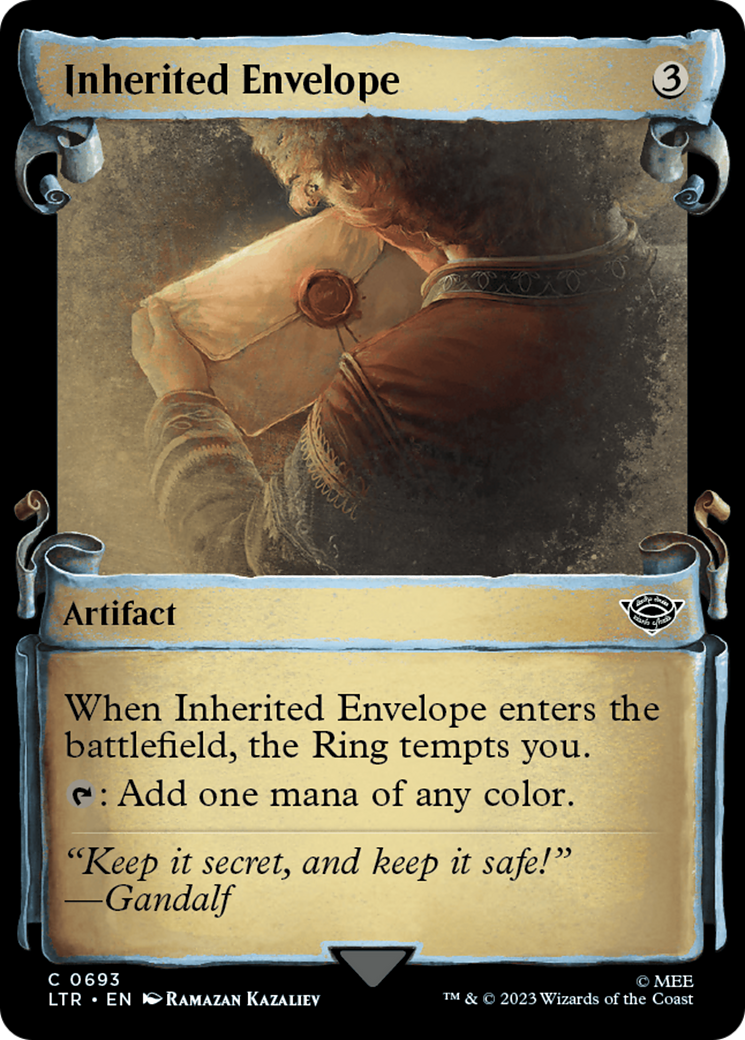 Inherited Envelope [The Lord of the Rings: Tales of Middle-Earth Showcase Scrolls] - Destination Retro