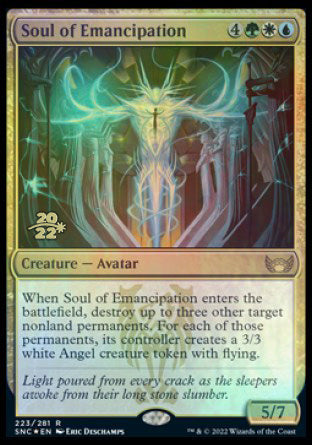 Soul of Emancipation [Streets of New Capenna Prerelease Promos] - Destination Retro