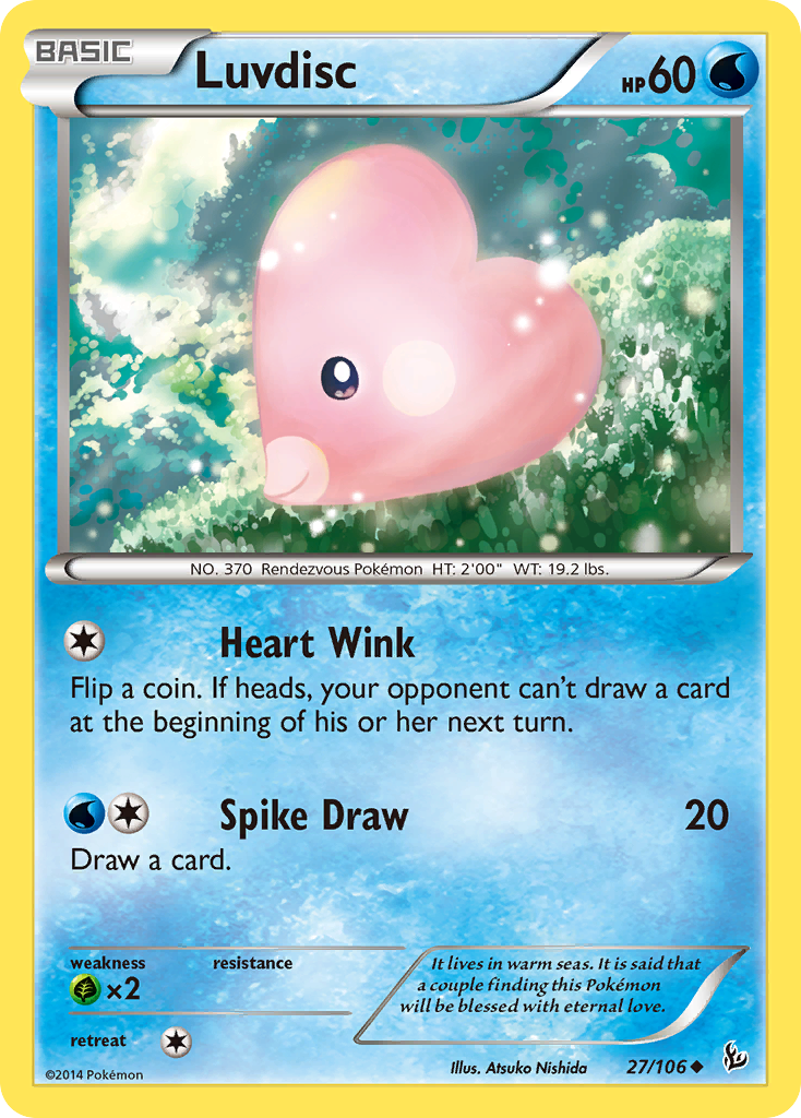 Luvdisc (27/106) [XY: Flashfire] - Destination Retro