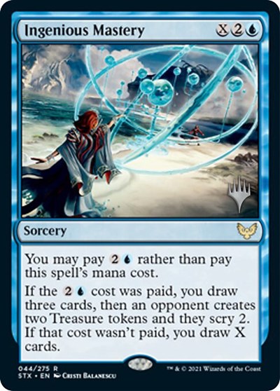 Ingenious Mastery (Promo Pack) [Strixhaven: School of Mages Promos] - Destination Retro