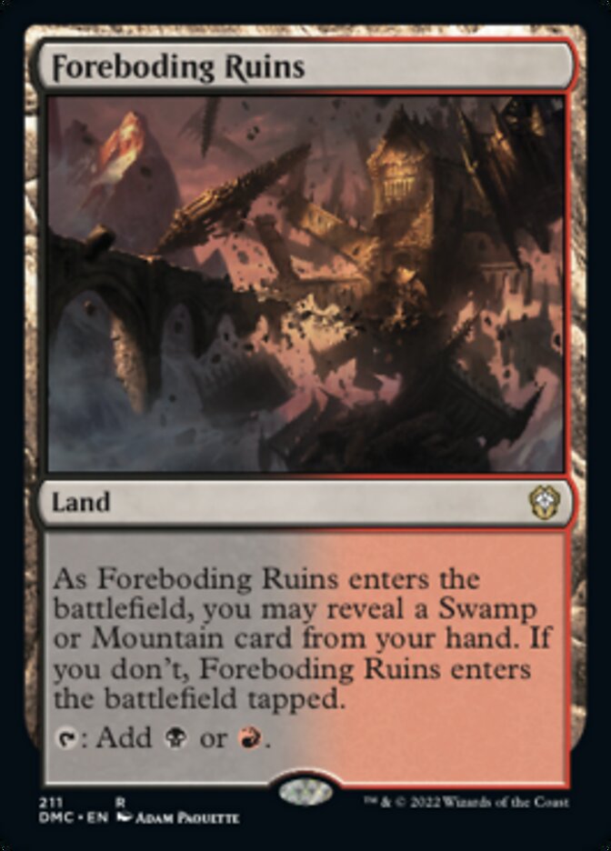 Foreboding Ruins [Dominaria United Commander] - Destination Retro