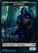 Spirit (002) // Rat Rogue Double-sided Token [Kamigawa: Neon Dynasty Tokens] - Destination Retro