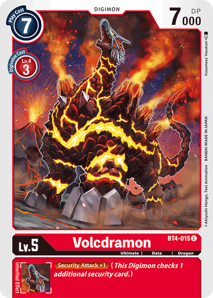 Volcdramon [BT4-015] [Great Legend] - Destination Retro
