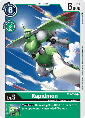 Rapidmon [BT3-052] [Release Special Booster Ver.1.5] - Destination Retro
