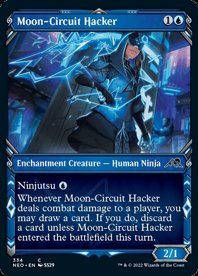 Moon-Circuit Hacker (Showcase Ninja) [Kamigawa: Neon Dynasty] - Destination Retro