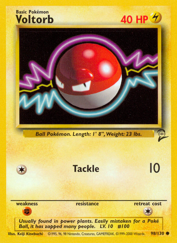 Voltorb (98/130) [Base Set 2] - Destination Retro