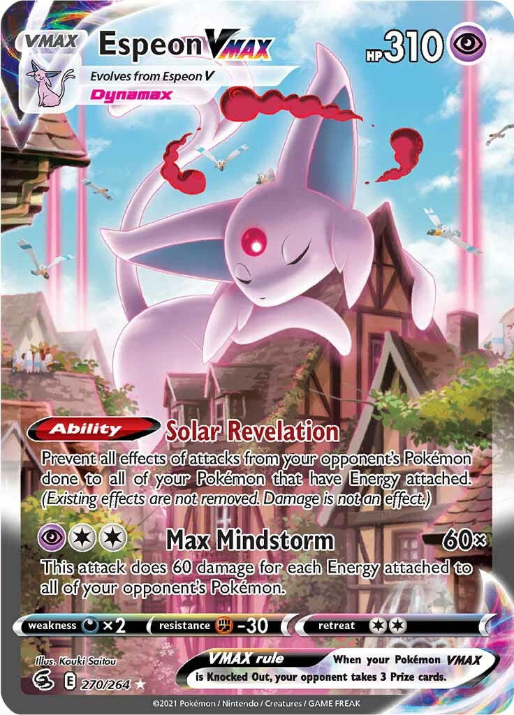 Espeon VMAX (270/264) [Sword & Shield: Fusion Strike] - Destination Retro