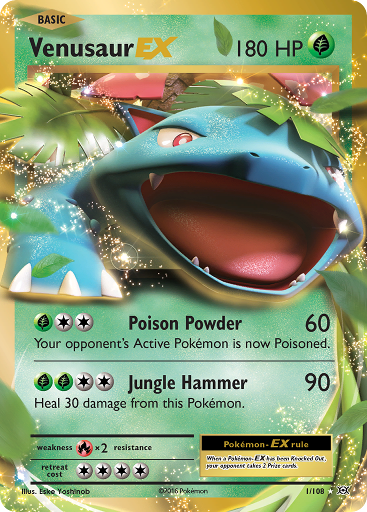 Venusaur EX (1/108) [XY: Evolutions] - Destination Retro