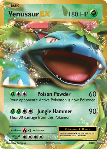 Venusaur EX (1/108) [XY: Evolutions] - Destination Retro