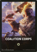 Coalition Corps Theme Card [Dominaria United Tokens] - Destination Retro