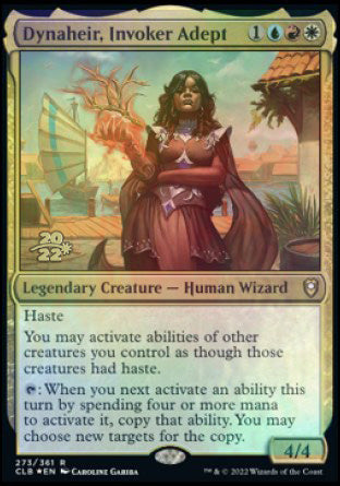 Dynaheir, Invoker Adept [Commander Legends: Battle for Baldur's Gate Prerelease Promos] - Destination Retro