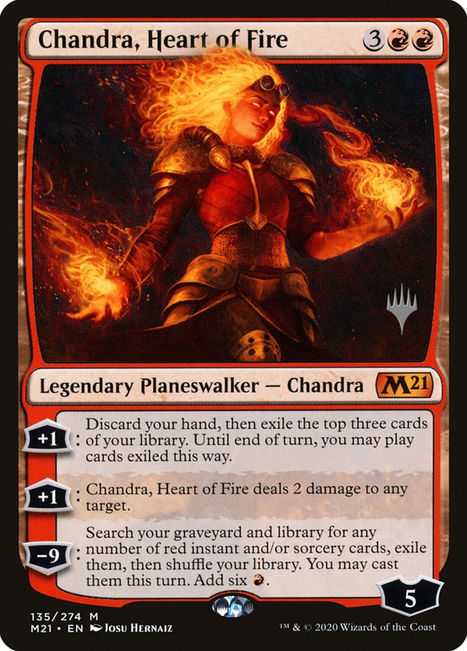 Chandra, Heart of Fire (Promo Pack) [Core Set 2021 Promos] - Destination Retro