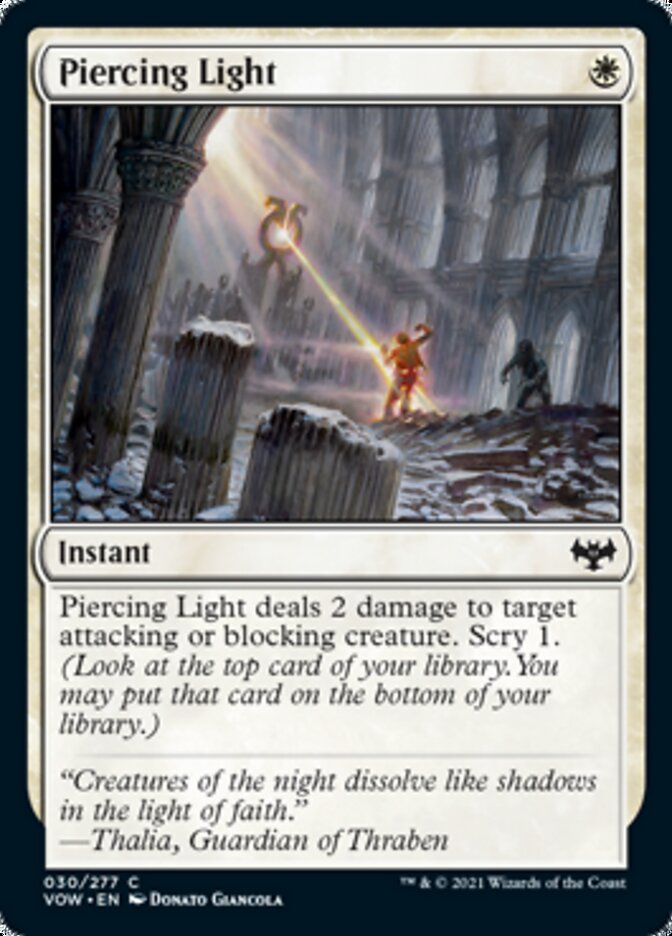 Piercing Light [Innistrad: Crimson Vow] - Destination Retro