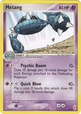 Metang (5/12) [EX: Trainer Kit 2 - Plusle] - Destination Retro