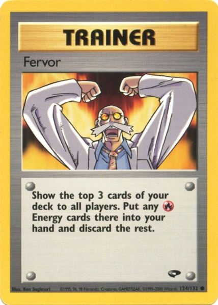 Fervor (124/132) [Gym Challenge Unlimited] - Destination Retro