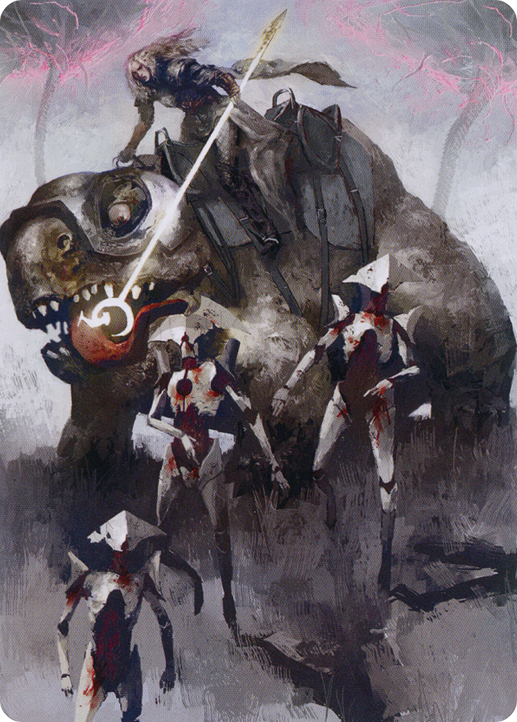 Thalia and The Gitrog Monster Art Card [March of the Machine Art Series] - Destination Retro