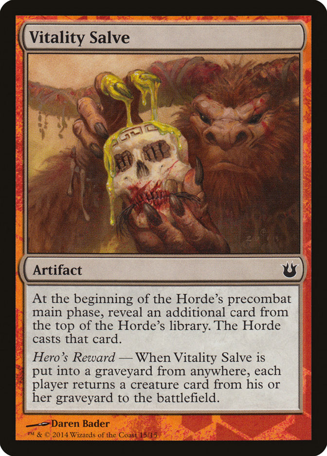 Vitality Salve [Hero's Path Promos] - Destination Retro