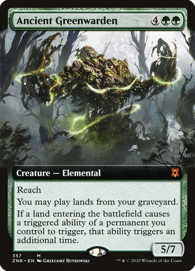 Ancient Greenwarden (Extended Art) [Zendikar Rising] - Destination Retro