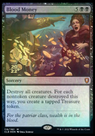 Blood Money [Commander Legends: Battle for Baldur's Gate Prerelease Promos] - Destination Retro