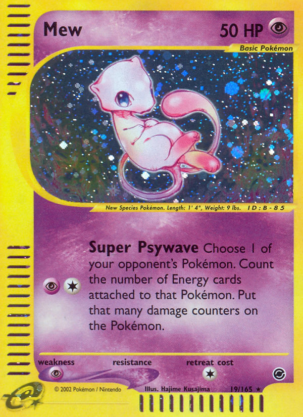 Mew (19/165) [Expedition: Base Set] - Destination Retro