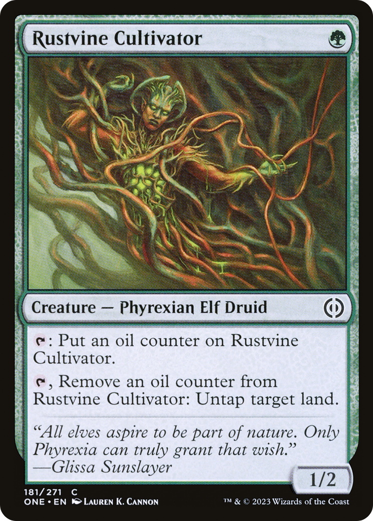 Rustvine Cultivator [Phyrexia: All Will Be One] - Destination Retro