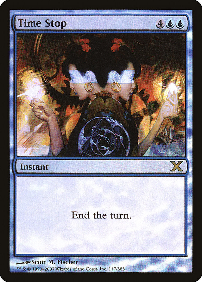 Time Stop (Premium Foil) [Tenth Edition] - Destination Retro