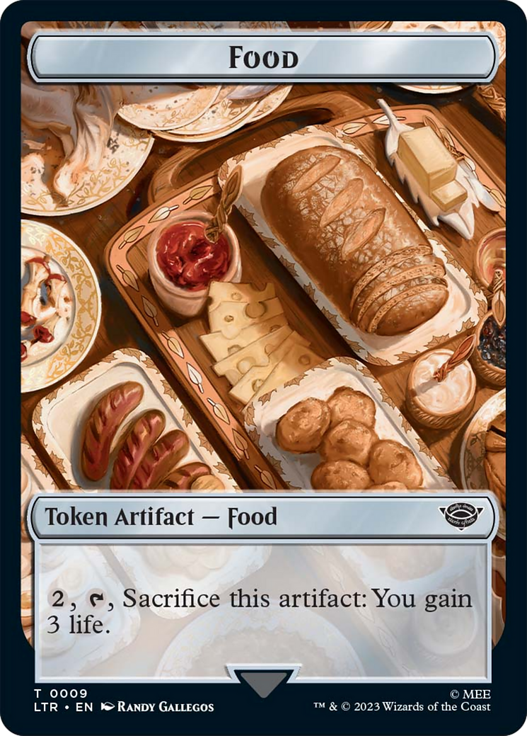 Food (09) // Orc Army (06) Double-Sided Token [The Lord of the Rings: Tales of Middle-Earth Tokens] - Destination Retro