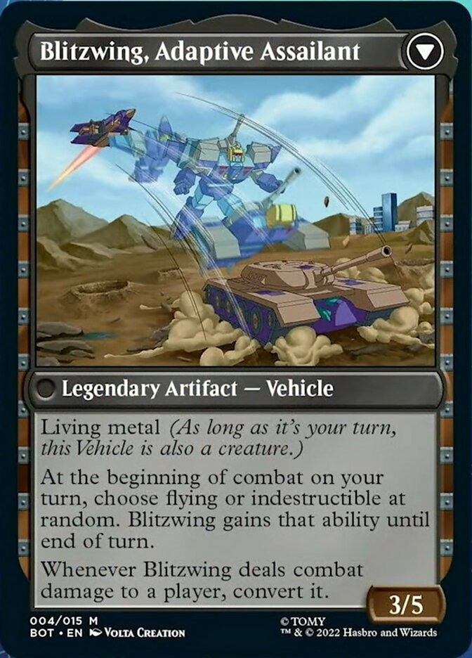 Blitzwing, Cruel Tormentor // Blitzwing, Adaptive Assailant [Universes Beyond: Transformers] - Destination Retro