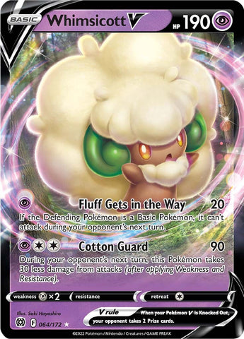 Whimsicott V (064/172) [Sword & Shield: Brilliant Stars] - Destination Retro