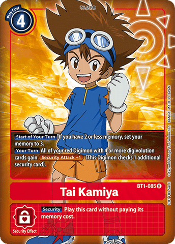 Tai Kamiya [BT1-085] (Buy-A-Box Promo) [Release Special Booster Ver.1.0 Promos] - Destination Retro