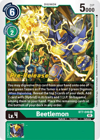 Beetlemon [BT7-046] [Next Adventure Pre-Release Cards] - Destination Retro