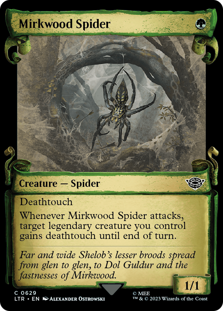 Mirkwood Spider [The Lord of the Rings: Tales of Middle-Earth Showcase Scrolls] - Destination Retro
