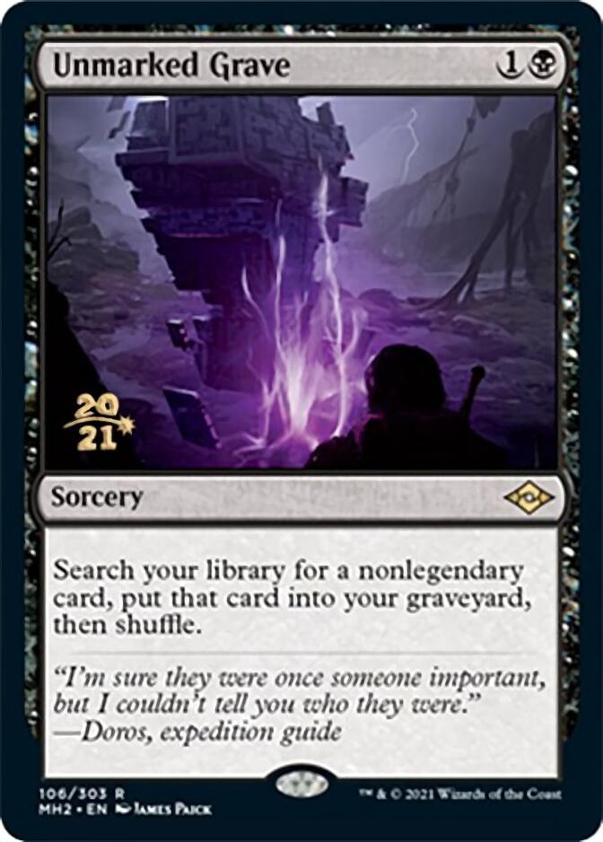 Unmarked Grave [Modern Horizons 2 Prerelease Promos] - Destination Retro